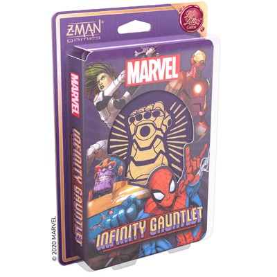Z Man Games ZMGMZ01 Marvel Infinity Gauntlet: A Love Letter Game, gemischte Farben