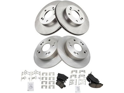 For 1997-1998, 2000-2001 Acura Integra Brake Pad and Rotor Kit 86685MKMH