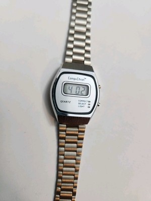 Compu Chron Ladies Vintage Watch.  New Battery