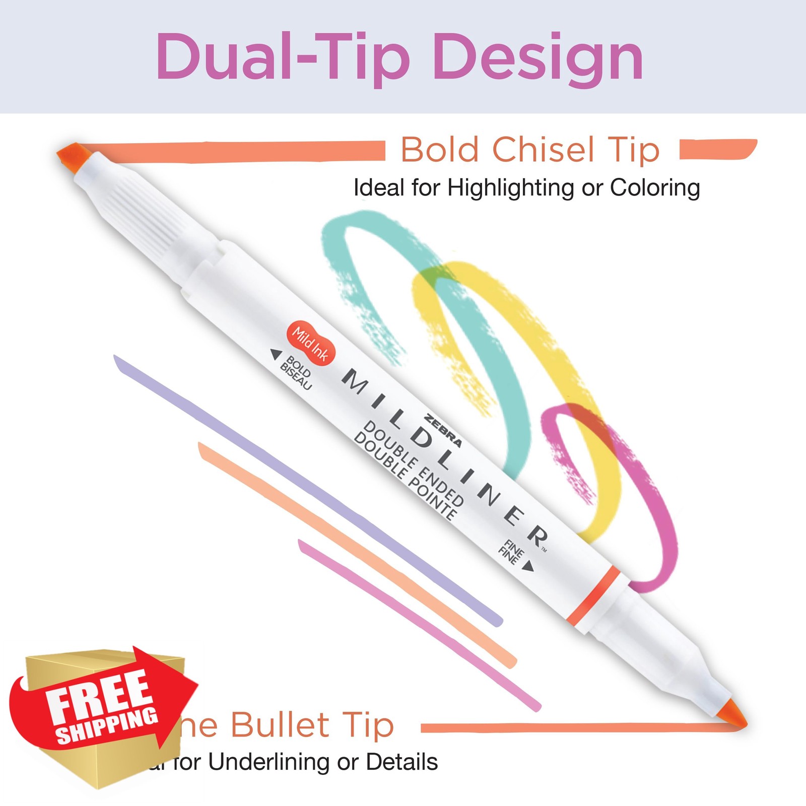 S 5 Pack, Dual-tip, Neutral Vintage Colors
