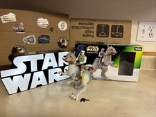 STAR WARS POWER OF THE FORCE  LUKE SKYWALKER AND TAUNTAUN DELUXE ACT. Fig. Used