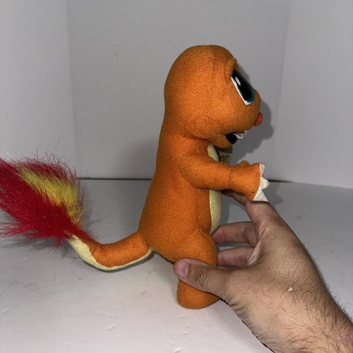 Peluche vintage Pokemon 1999 9" Nintendo peluche CHARMANDER gioco per gioco etichette - Foto 2 di 6