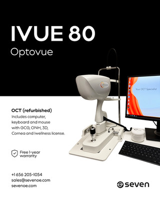 OCT OPTOVUE IVUE-80(GEN3) + COMPUTER + ANTERIOR SEGMENT LENSES(CAM)