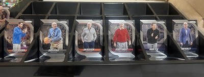 2025-26 Panini Prizm Basketball Coaches Lot Bobby Knight Vitale Boeheim 6 Cards