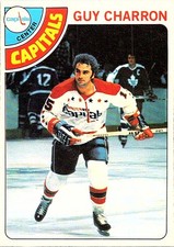 1978-79 O-Pee-Chee Guy Charron Washington Capitals #22