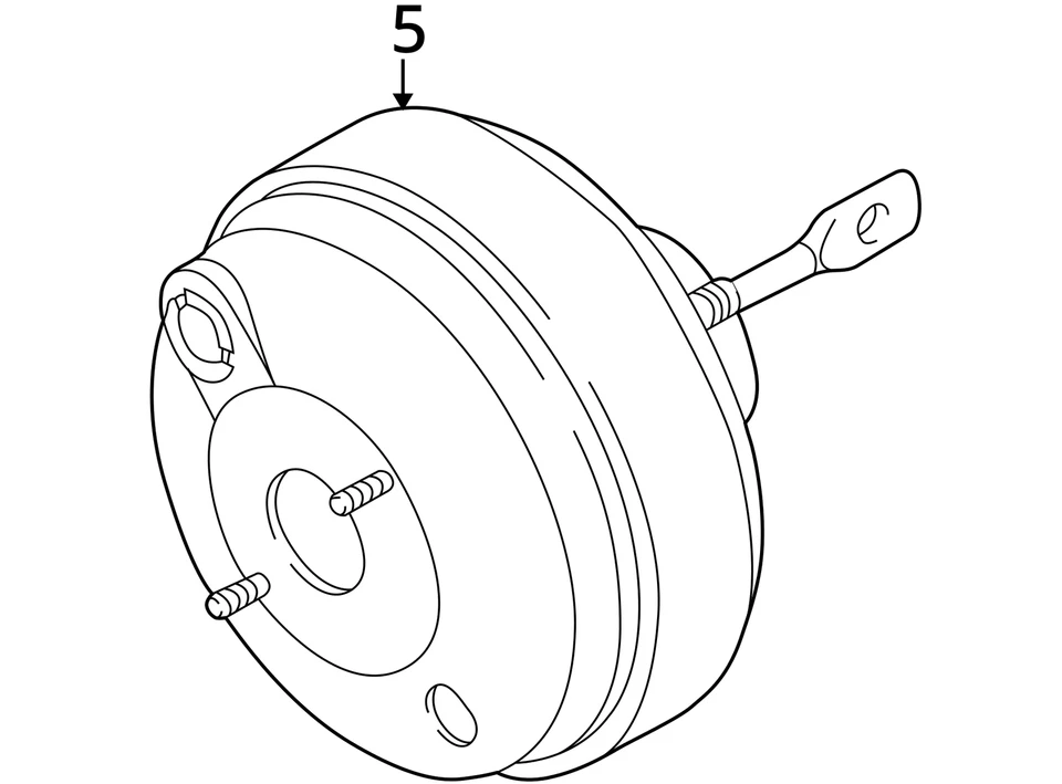 2005-2007 Ford Freestyle Power Brake Booster Oem YEJNM - Image 3 of 3