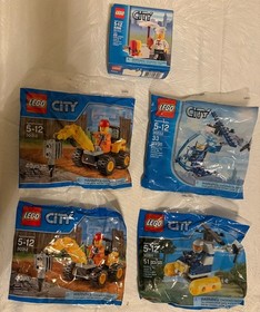 LEGO CITY Lot of 8 sets! NEW Sealed.  4436 60053 60054 30312 30222 8398 30311