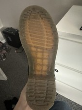 Genuine Dr Martens Mid Calf Black Soft Leather Boots Size 6.5