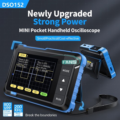 FNIRSI 2C53T Handheld Digital Oscilloscope Multimeter Signal Generator 2CH 50MHz - Picture 37 of 87