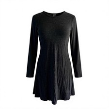 Madewell Grey Long Sleeve Sweater Dress Size S Knee Length Stretch Lounge Comfy