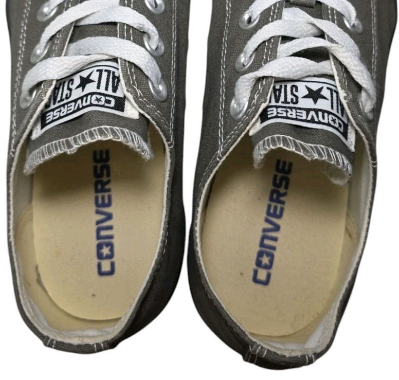 Converse Womens Sz 9 All Star CT Classic Low Top Sneaker Shoes Gray Mens 7 thumbnail 7