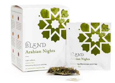 Arabian Nights Tee (Minze/- Grüntee)- Blend Tea Pyramidenbox 15 Beutel