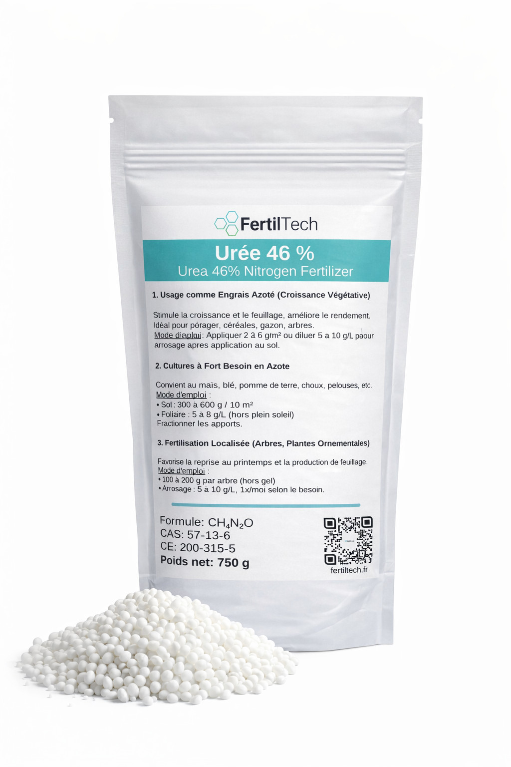 Feuilles jaunes ? FertilTech Urée 750g engrais azoté pour sauver vos plantes