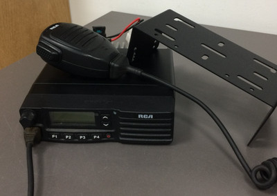 RCA RDR5200V 50W, VHF 136-174 DMR Digital, Mobile Radio, Mic Mount, Programmed