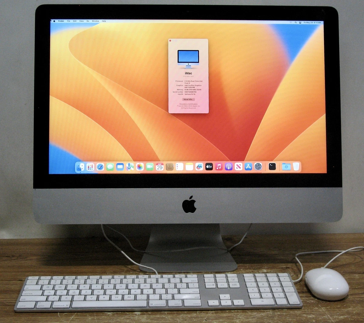 Apple iMac Intel Core i5 7th Gen. 8 GB RAM Apple Desktops & All-In