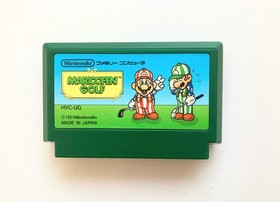 Nintendo Famicom NES Mario Open Golf HVC-UG Japan Mint Condition
