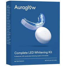 LED Teeth Whitening Kit with 35 Carbamide Peroxide - Whitens in 30 Minutes