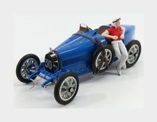 Cmc M100B018 Bugatti - T35 N 30 With Driver Figure 1924 - Blue - 1/18