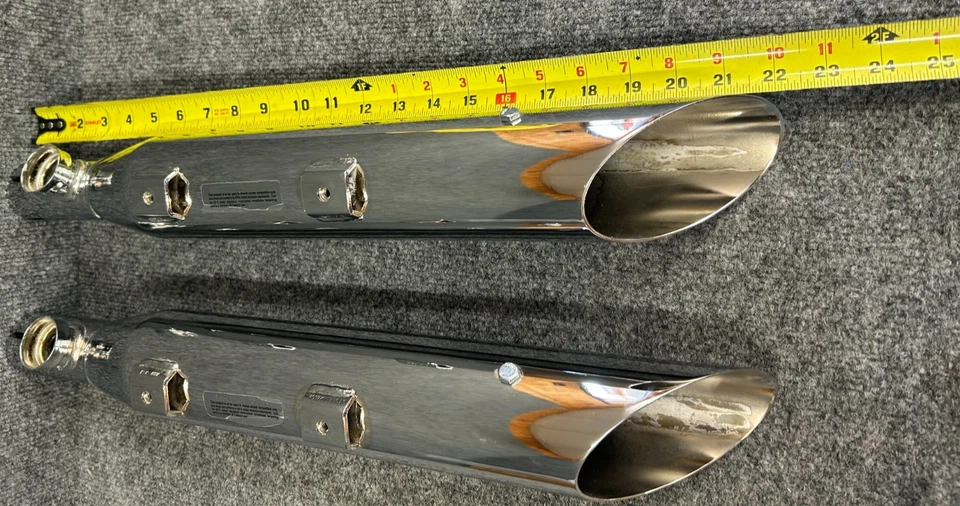 Harley-Davidson 2000 y más Softail Cycle Shack Slip Ons MHD-341 Foto 3 de 4