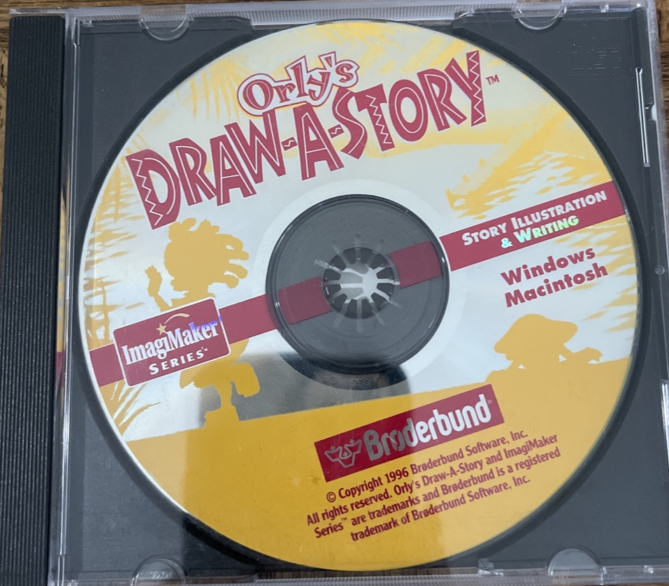 Orlys Draw A Story PC CD Rom Game-Rare-SHIPS N 24 HOURS | eBay