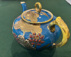 TEAPOT BLUE & GOLD w/ some RED  VINTAGE MADE IN JAPAN — photo 3