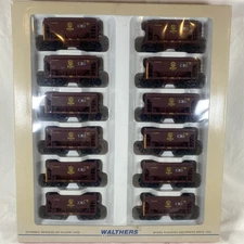 HO 1/87 Walthers Duluth Missabe & Iron Range Ore Cars 12 Pack 932-4554