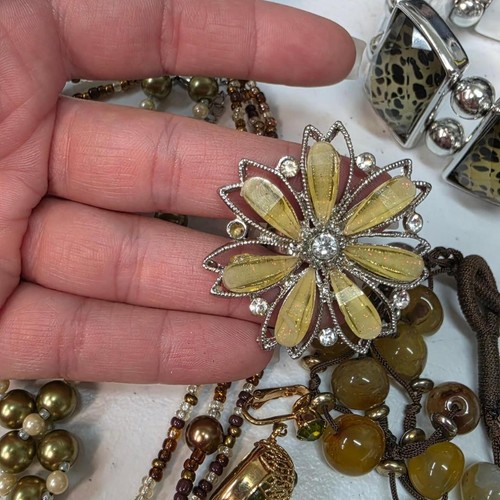 Bijou ancien marron vert - Photo 5/7