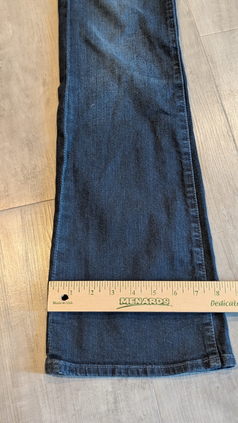 7 For All Mankind Women's Bootcut Dark Wash Jeans Size 25 Premium Denim image 3