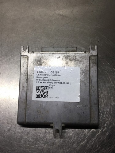 158157 Steuergerät OPEL Kadett E Caravan 16061100 1.3