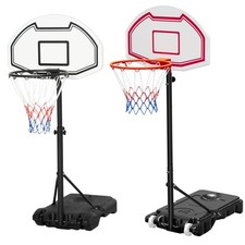 Poolside Basketball Hoop  Goal Adjustable Outdoor Indoor Backboard Stand Set
