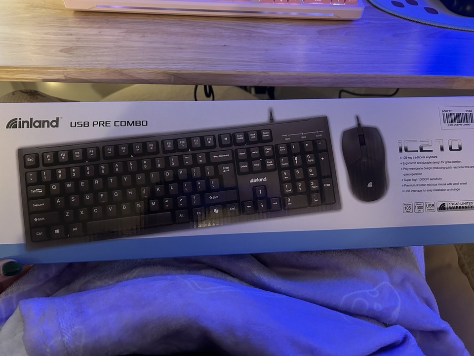 Brand New PowerSpec Pc Case Black Gaming PC Intel Core with Mouse ...