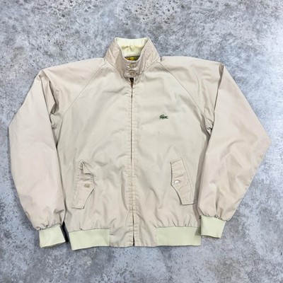 Vintage Lacoste Jacket Mens Medium Bomber Harrington Full Zip