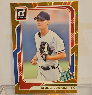 Panini Donruss 2026 Seong-Jun Kim Texas Rangers Rated Prospects #152 059/299