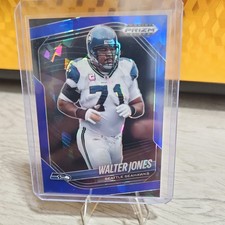 Panini Prizm 2025 Walter Jones Blue Cracked Ice Prizm /125 Seattle Seahawks