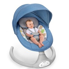 Bioby Baby Swing for Infants with 5 Sway Speeds, Electric Baby Bouncer for
