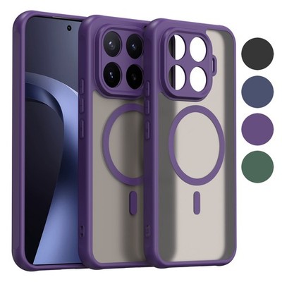 MagSafe Matt Hülle Für Xiaomi 17T Pro Redmi Note 15 Pro Handy Schutz Case Cover