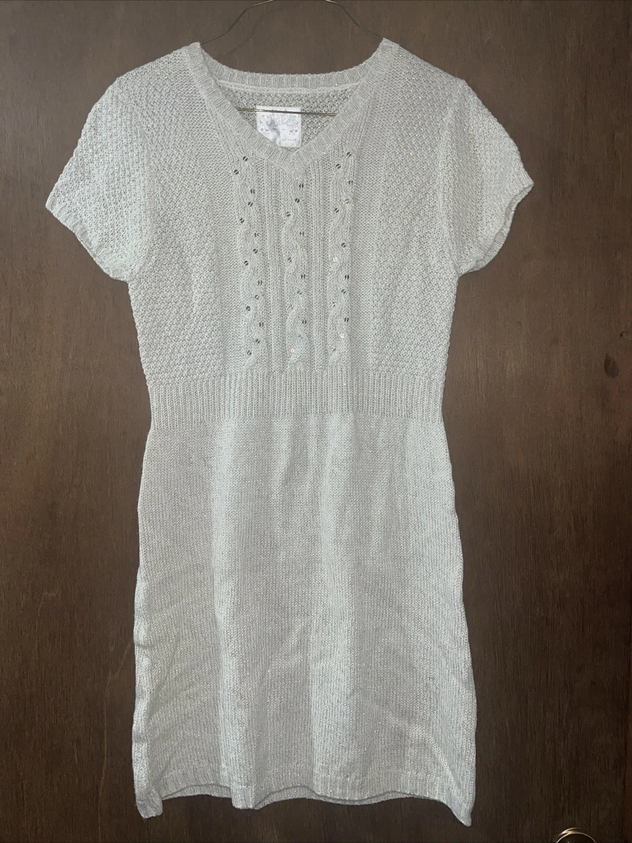 Robe Fille Justice En Coton – Motif Léopard Brown – Taille 14 – Longueur Genou – Occasion Très Bon état