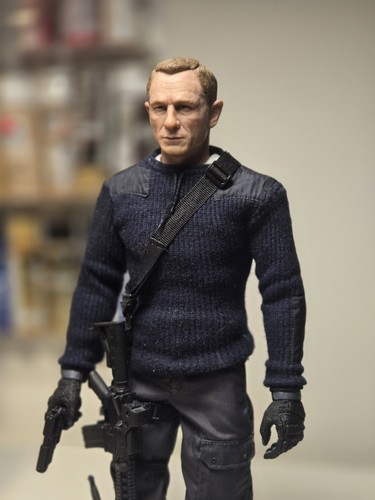 1/6 Scale James Bond Daniel Craig Commando No Time To Die 12 Inch Custom Figure