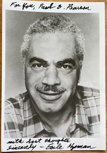 Actor Earle Hyman Autograph Photo “The Cosby Show”