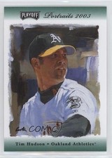 2003 Playoff Portraits All-Star Fanfest Green Tim Hudson #39 0kb5