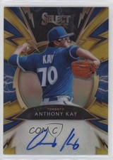 2020 Panini Select Sparks Signatures Gold Prizm 1/10 Anthony Kay #SS-AK Auto 0c2