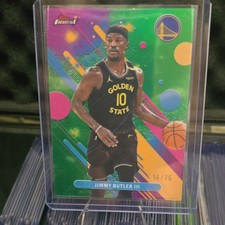 2025-26 Topps Finest Jimmy Butler III Green Refractor /75 Warriors