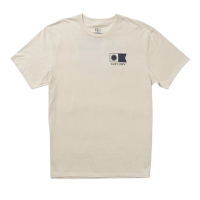 SALTY CREW FLAGSHIP FILL SS TEE MOONBEAM