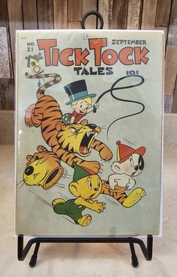 Tick Tock Tales Issue 21 Magazine Enterprises 1947 Golden Age Pre-Code