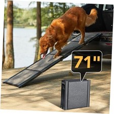 Dog Ramp for Car 71'' X-Long  17.2" Wide Folding Dog Ramps for Large Dogs