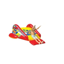 WOW Sports Slide N Smile Pool Inflatable Water Slide with Sprinklers