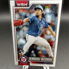 2026 Topps Series 1 Rookie Shinnosuke Ogasawara #32 Nationals