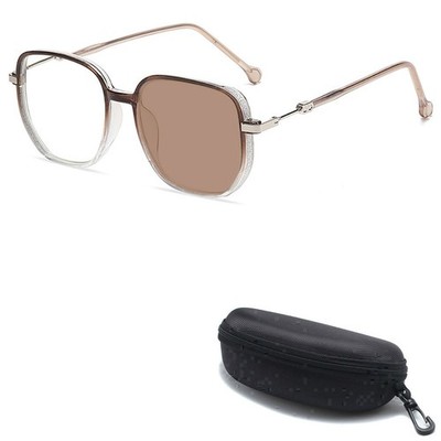 Oversized Photochromic Reading Glasses Ultralight Readers Sparkling Eyeglasses