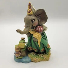 Peanut Pals Elephant Tales The Princess and the Frog Figurine 1998 Adams