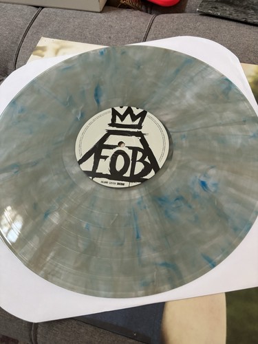 American Beauty / American Psycho by Fall Out Boy Custom Blue LP VINYL - Picture 8 of 8